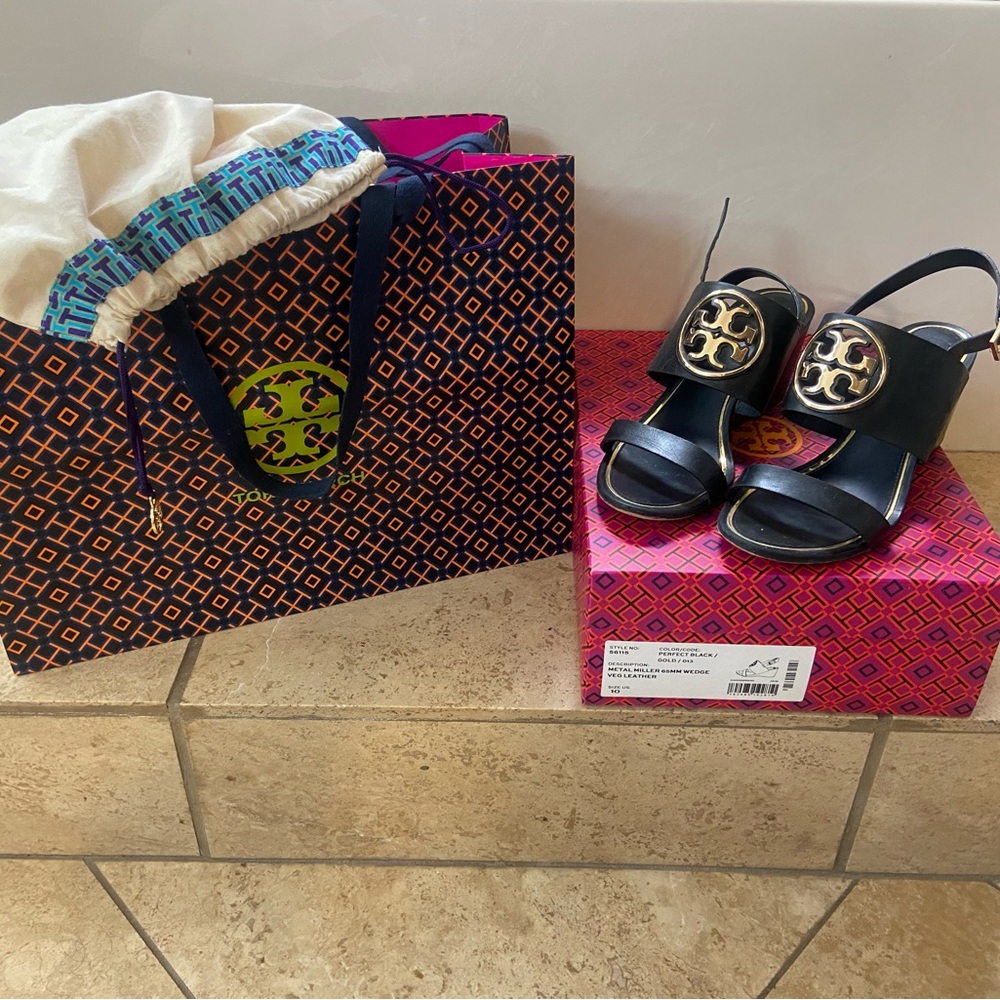 Tory Burch Black Sandals